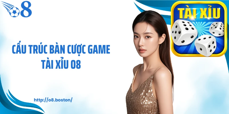 Cấu trúc bàn cược game tài xỉu O8